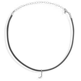 CHOKER MOON - ZILVER