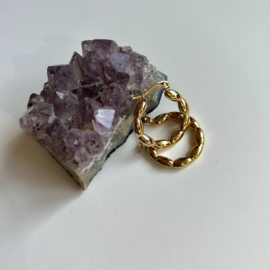 OORBELLEN CREOLEN  - GOLD PLATED