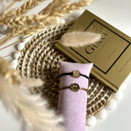 ARMBAND SMILEY BRUIN - GOLD PLATED