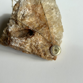KETTING MET MUNT  - GOLD PLATED