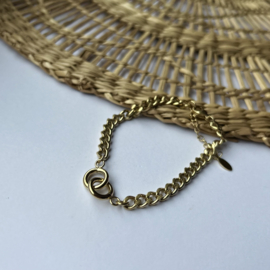 ARMBAND DUBBELE RINGEN - GOLD PLATED