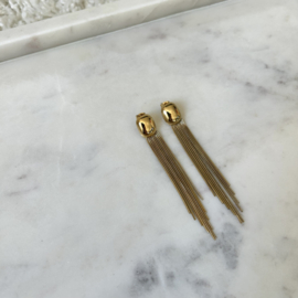 STATEMENT OORBELLEN FANCY  - GOLD PLATED