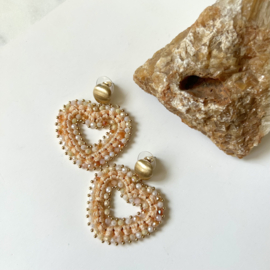 STATEMENT OORBELLEN SUMMER LOVE  - GOLD PLATED