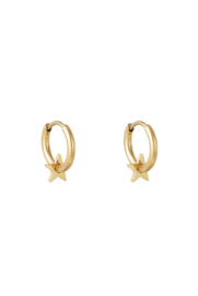 OORBELLEN STERREN - GOLD PLATED