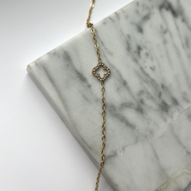 ARMBAND KLAVERTJE - GOLD PLATED