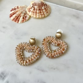 STATEMENT OORBELLEN SUMMER LOVE  - GOLD PLATED
