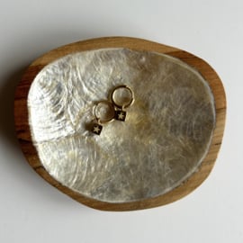 OORBELLEN KUBUS STER - GOLD PLATED
