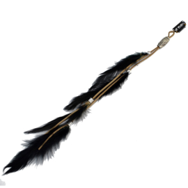 MY BOHO FEATHER - BLACK