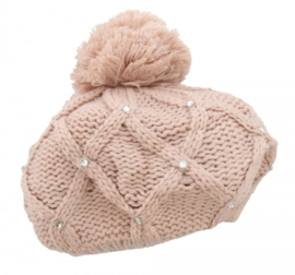 BEANIE SPARKLE- ROZE