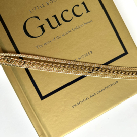 BREDE SCHAKEL ARMBAND - GOLD PLATED