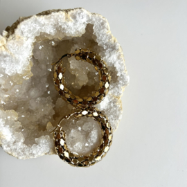 OORBELLEN GROTE CREOLEN - GOLD PLATED