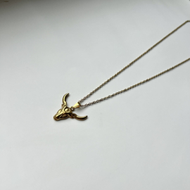 KETTING BOHEMIAN BUFFEL - GOLD PLATED