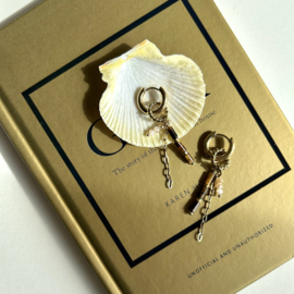 OORBELLEN TIJGEROOG - GOLD PLATED