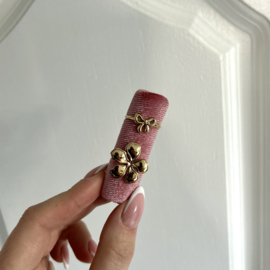 VERSTELBARE RING BLOEM - GOLD PLATED