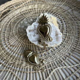 STATEMENT OORBELLEN LOVE - GOLD PLATED