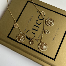 BEDEL KETTING MUNTJES  - GOLD PLATED