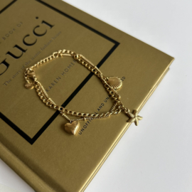 BEDEL ARMBAND SEA - GOLD PLATED