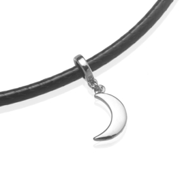 CHOKER MOON - ZILVER