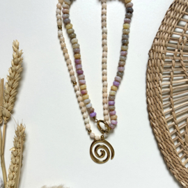 KETTING NATUURSTENEN - MULTI