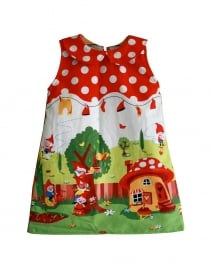Dress with peter pan collar  - Size 4Y - 11Y