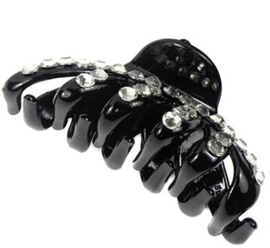 Grote klem met strass. 10 cm