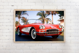 Poster Corvette Stingray 1962