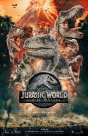 Poster Jurassic World Fallen Kingdom - Life finds a way