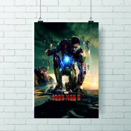 Poster Marvel - Iron man 3 crouching