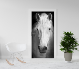 Herinnering Integreren Triviaal Deurposter - deursticker Wit paard (Deurposter Afmeting: 201,5 x 78 cm) |  Deurposters / Stickers voor de gehele deur | Bedrukken4you