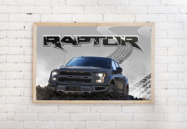 Poster Ford Raptor, exclusief