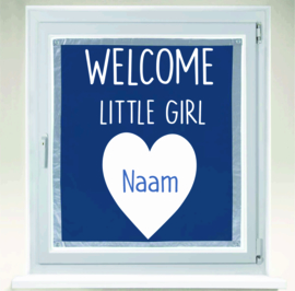 Welcome little Boy of little Girl met naam van kindje