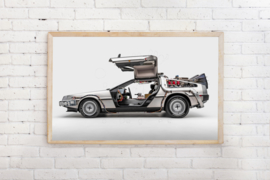 Poster Delorean - Back to the future