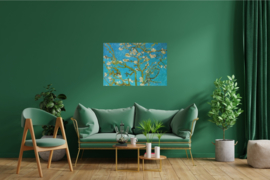 Behang vierkant zelfklevend - Van Gogh Amandelbloesem - sticker