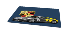 Gaming muismat "Porsche  " afbeelding auto plus logo
