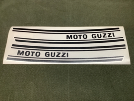 Moto Guzzi Brandstoftankstickerset rechts+links, zwart - V7 850 GT, Californië