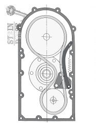 Moto Guzzi Distributiekettingspanner Stucchi - grote modellen