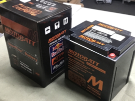 MOTOBATT ACCU SLA 12V / 32 AH / 390 CCA (ZWART)