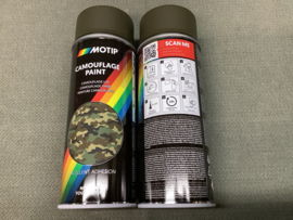 MoTip Legerverf GROEN spuitbus 400ml - RAL 6014