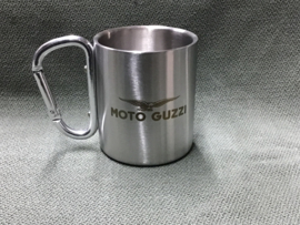 Mok Moto Guzzi, RVS, 200 ml