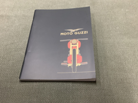 Moto Guzzi Notitieboek DIN A5 gelinieerd, zwart, rood-gouden embleem NML