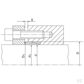 FEDER, RING / RFN800610X13 Klemring