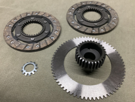 KOPPELINGSPLAAT SET GROTE MODELLEN FIJNE VERSTANDING KOPPELINGSDEEL  / Moto Guzzi Clutch kit, new version - big models