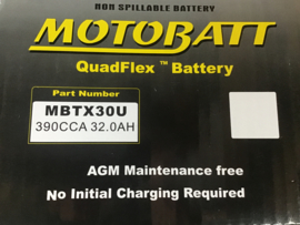 MOTOBATT ACCU SLA 12V / 32 AH / 385CCA (GEEL)