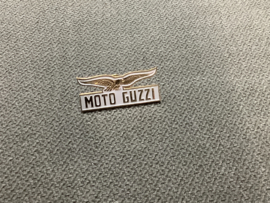 Moto Guzzi Pin storico, witgoud, 35x15mm NML
