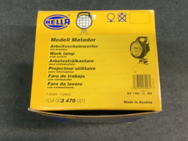 Hella Werklamp Matador z/rooster Met Schakelaar | 1G4 003 470-001