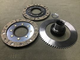 KOPPELINGSPLAAT SET GROTE MODELLEN / Moto Guzzi Clutch kit, new version - big models