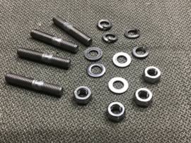 TAPEIND UITLAATBOCHT SET / Studbolt kit inox, for manifold flange - big models