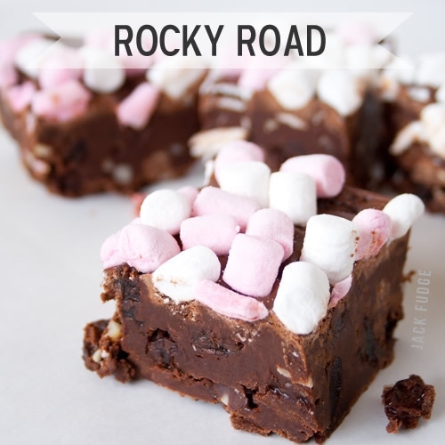 Rocky Road fudge