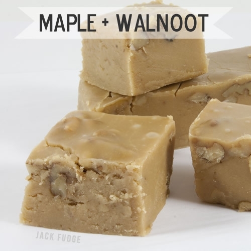 Maple + Walnoot fudge