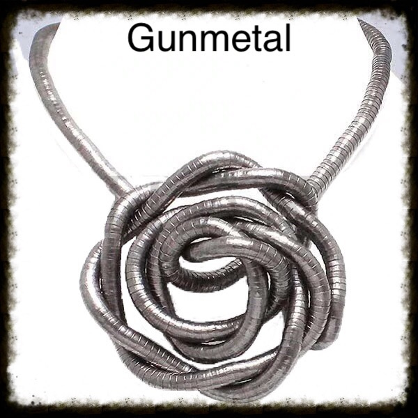 Flexibele Buigbare Ketting Gunmetal/Zwart